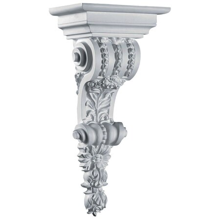 Ekena Millwork 9 1/2"W x 6 5/8"D x 20 1/8"H Marseille Corbel COR09X20X06MA